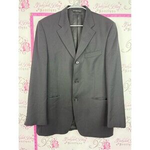 Belissimo Men's Black Single-Breasted Blazer -